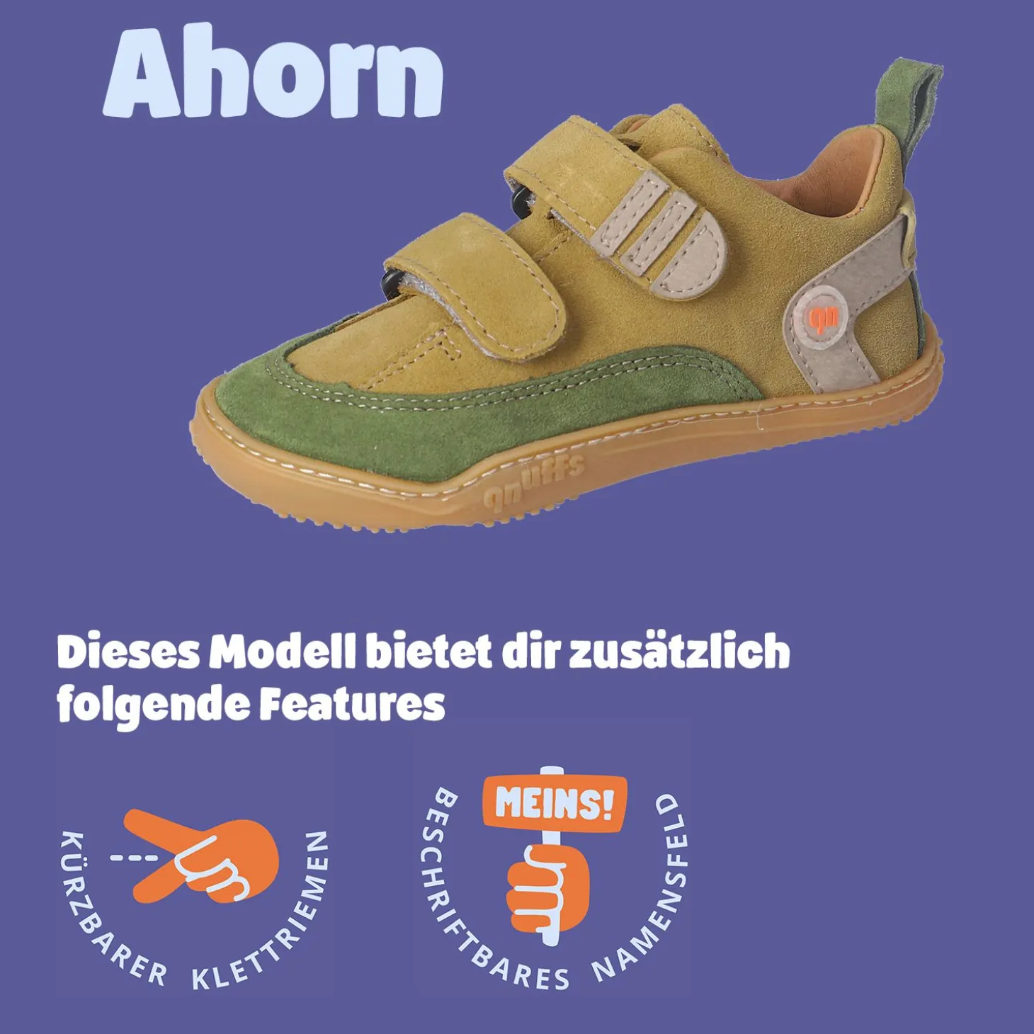 AHORN - Barfußschuhe Braun