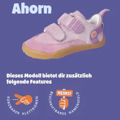 AHORN - Barfußschuhe pink