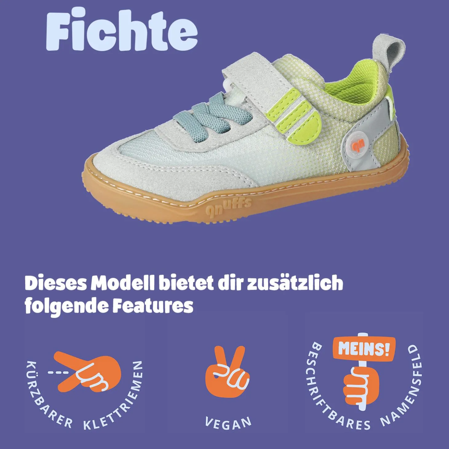 FICHTE - Barfußschuhe Blau