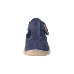 Kinder Klett-Hausschuhe Blau