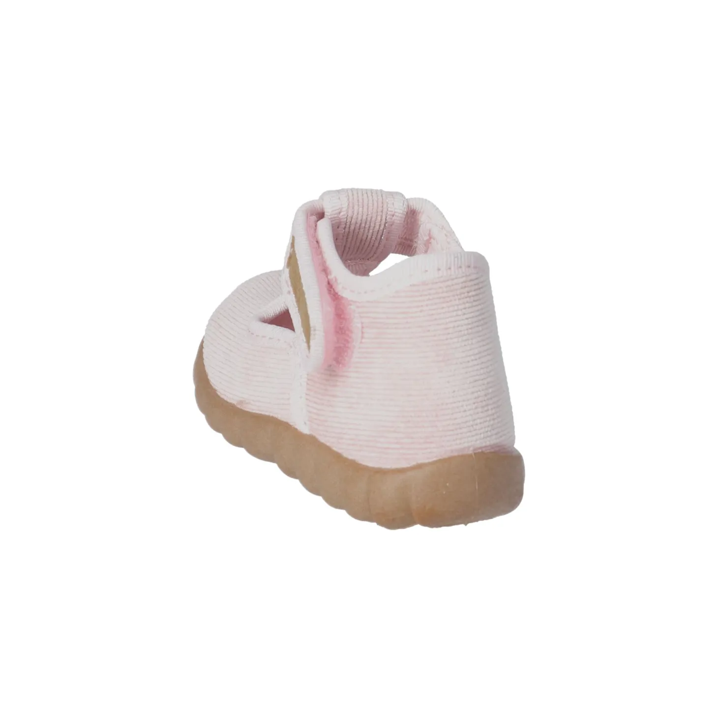 Kinder Klett-Hausschuhe Rosa
