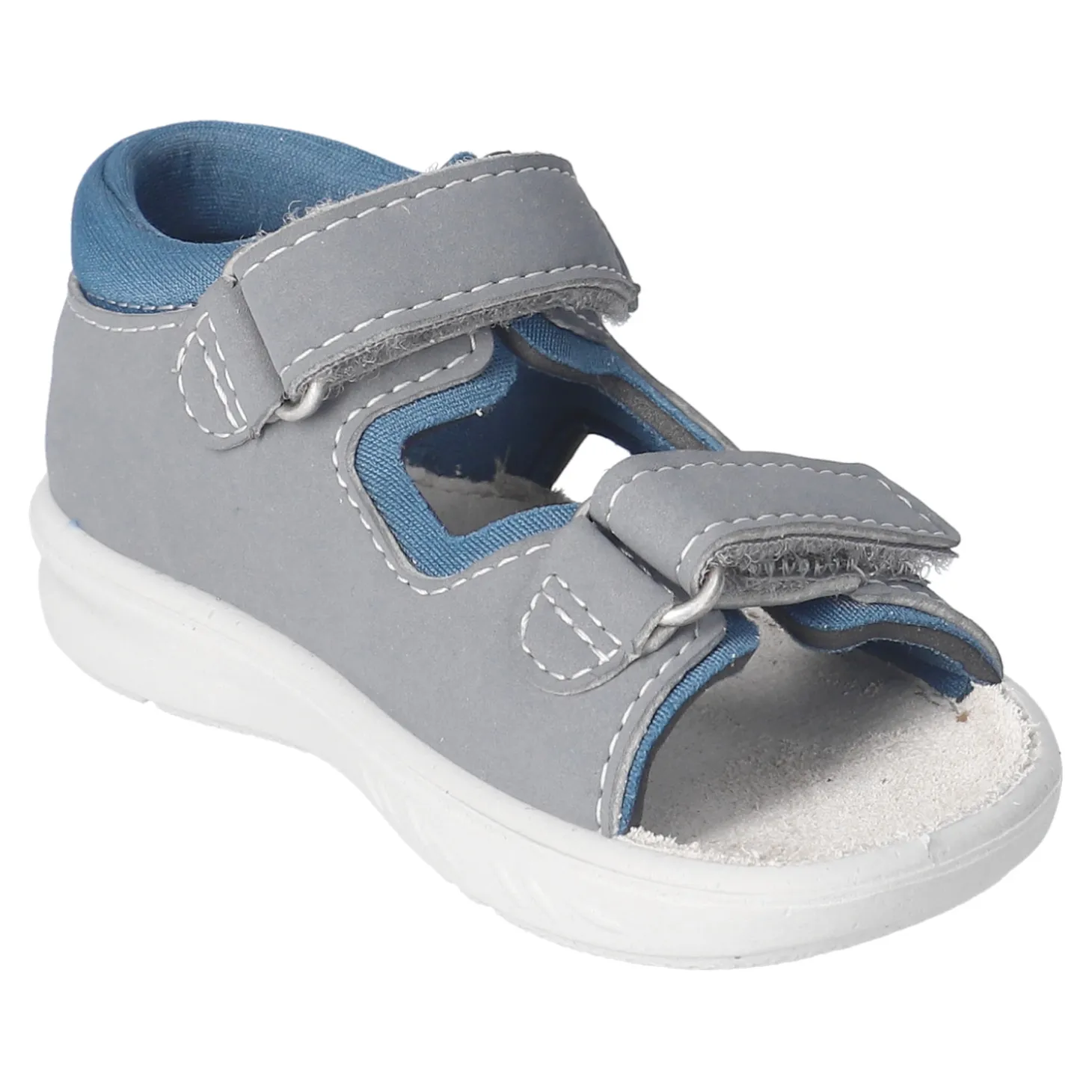 MANTU - Sandalen Grau