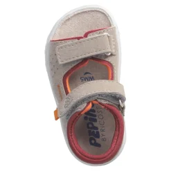 MANTU - Sandalen hellbraun